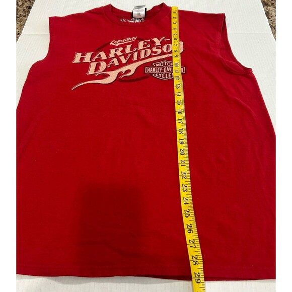 Cole Harley- Davidson Bluefield WV Men’s Size L Sleeveless T-Shirt. - Picture 7 of 11